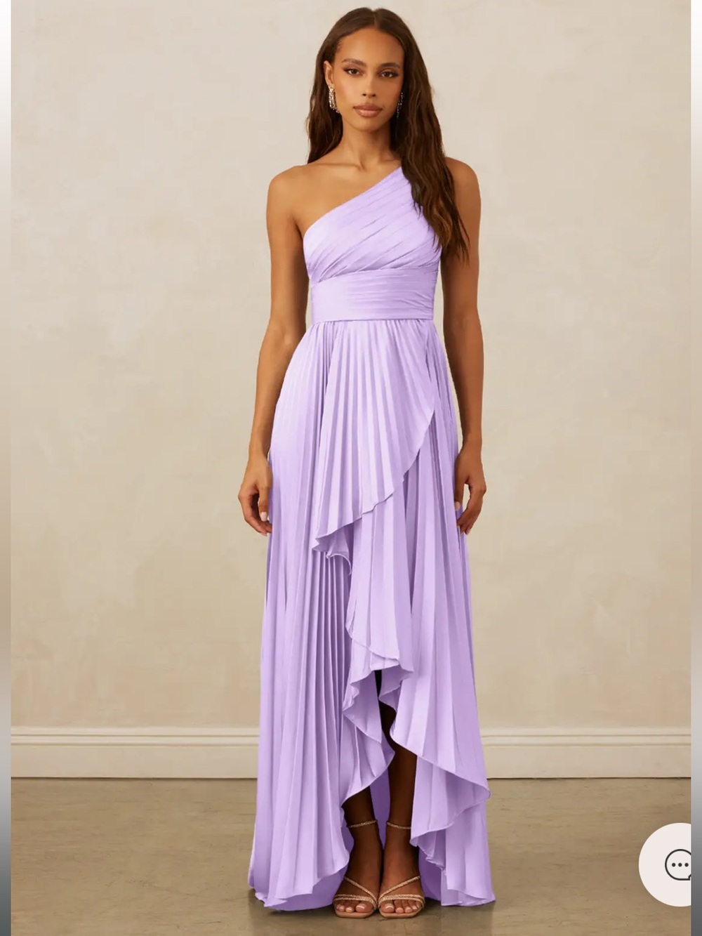 Azazie X Christian Siriano Lilac Formal Dress